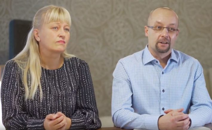 Lämpö-Valli Oy:n tyytyväiset asiakkaat Janne ja Annika Herranen
