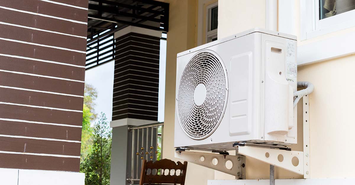 Ilmalämpöpumpun seinätilanne