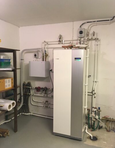 Ilmavesilämpöpumpun asennus, sisäyksikkö